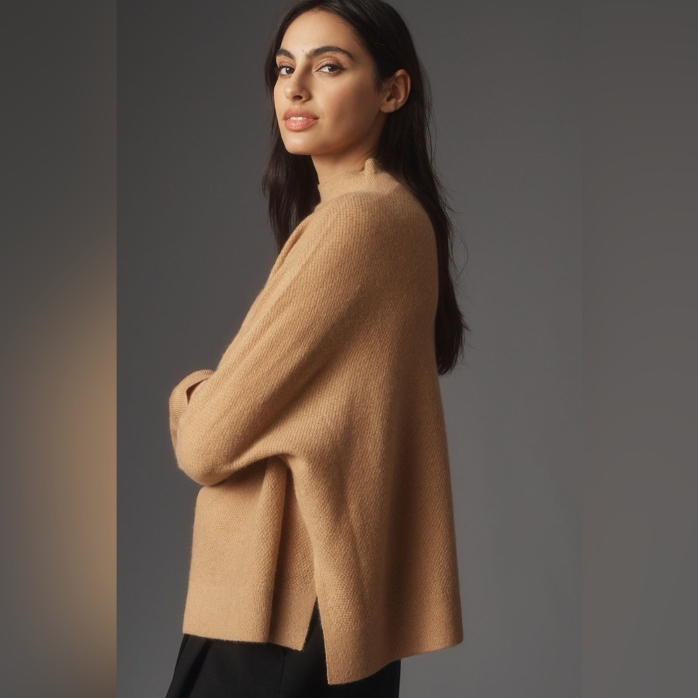 NWT Size XXS - Anthropologie Oversized Boxy 100% Cashmere Sweater